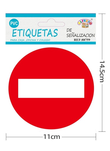 [88759] Etiquetas de señalización 11.4x15.4 cm - Etiquetas de PVC