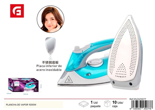 [352325077] Plancha de vapor KB-091 1000W - Electrónica y planchas