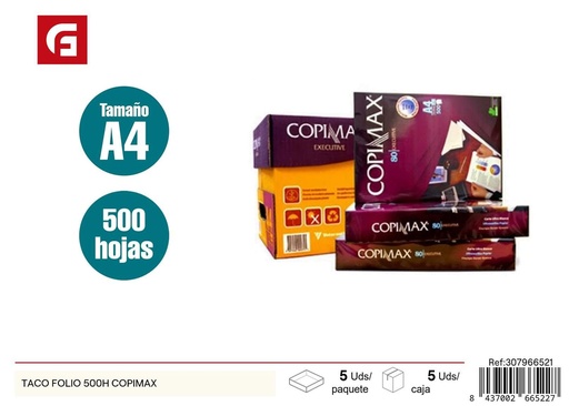 [307966521] Papel para impresión 500 hojas - Material de oficina