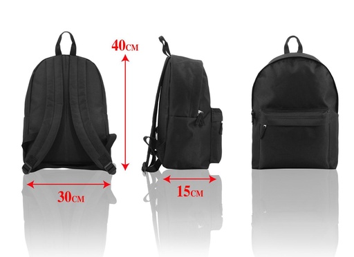 [888175] Mochila escolar con compartimento para estuche