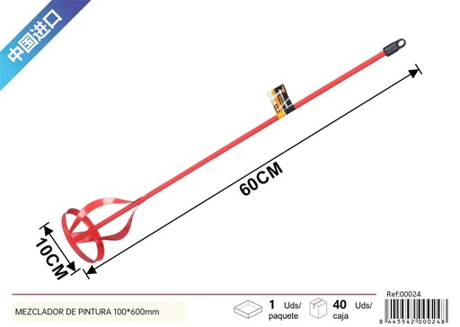 [00024] Mezclador de pintura 100x600 mm - Accesorios para pintar