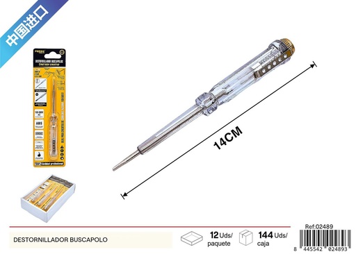 [02489] Destornillador buscapolo - Herramientas y ferretería
