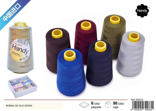 [30033] Bobina hilo color 4000m - Accesorio de costura