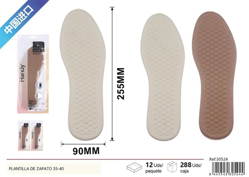 [230524] Plantilla de zapatos para mujer 35-40 - Plantillas