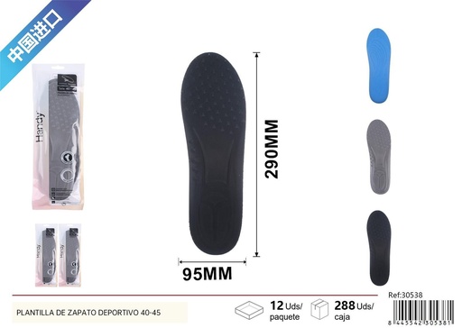 [30538] Plantilla de zapato deportivo de compresión 40-45 - Accesorios de calzado