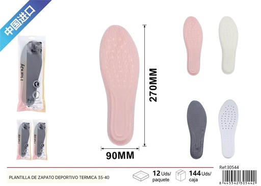 [30544] Plantilla térmica para zapatos deportivos mujer 35-40 - Plantillas confortables para calzado