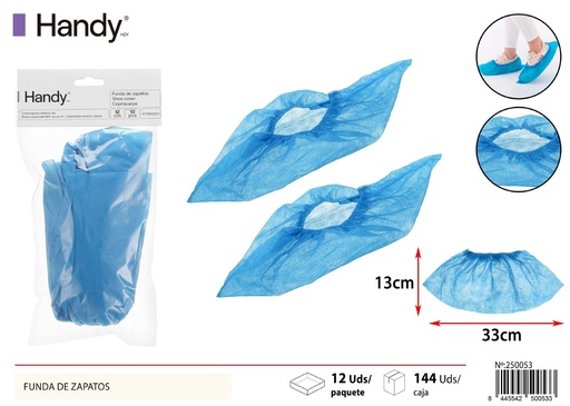 [250053] Funda para calzado de 10 piezas en azul sin tejido 3g - Protección para calzado