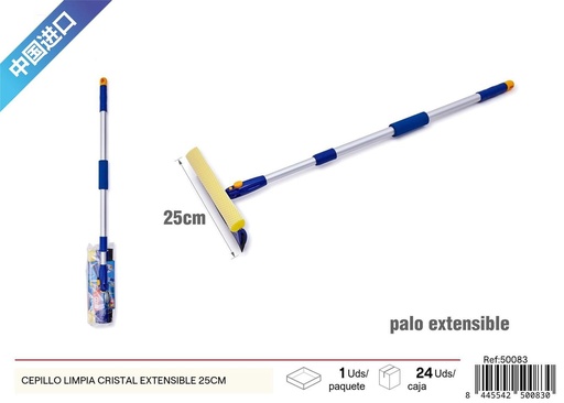 [50083] Cepillo limpia cristales 10in para limpieza del hogar