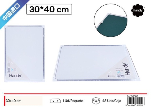 [50560] Pizarra doble cara 30*40 cm - Material de papelería