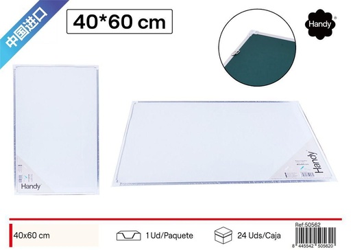 [50562] Pizarra doble cara 40x60cm - Material escolar