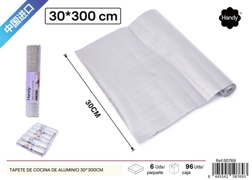 [50769] Alfombrilla de cocina de aluminio 30*300 cm - Textiles y utensilios de cocina
