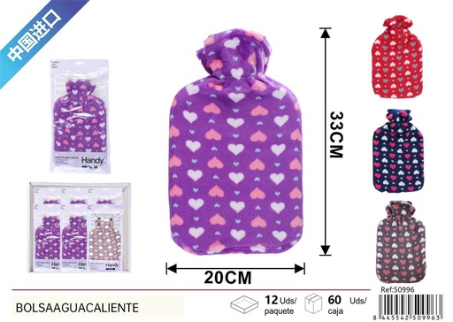 [50996] Bolsa de agua caliente con diseño estampado para alivio