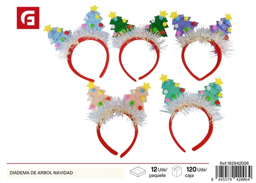 [192942006] Diadema de árbol de navidad - Artículos de fiesta