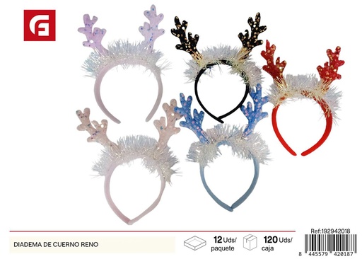 [192942018] Diadema cuerno de reno - Accesorios para fiestas