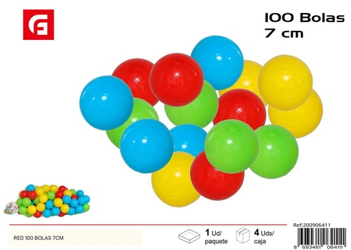 [200906411] Bola roja 100 (7cm) - Juguetes