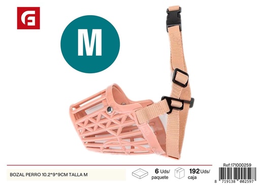 [171000259] Bozal para perro tamaño M 10.2*9*9 cm - Accesorios para mascotas