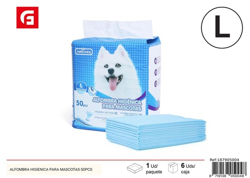 [187905004] Alfombra higiénica para mascotas 50pcs - Productos para mascotas