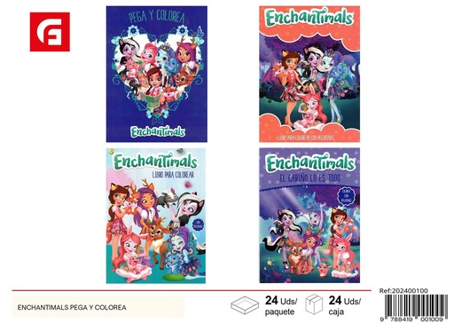 [202400100] Libro de actividades ENCHANTIMALS - Material escolar