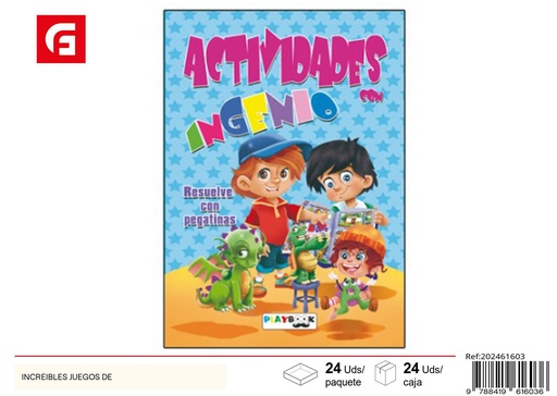 [202461603] Libro "Increíbles juegos de" - Material escolar y libros de actividades