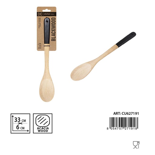 [0234719] Cuchara de acacia 33x6cm - Accesorios de cocina de madera