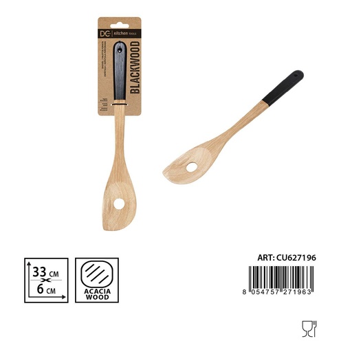 [0234724] Paleta perforada acacia 33 x 6 cm - Accesorios de cocina