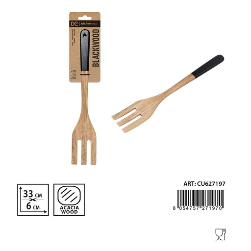 [0234725] Tenedor acacia 33 x 6 cm - Accesorios de cocina