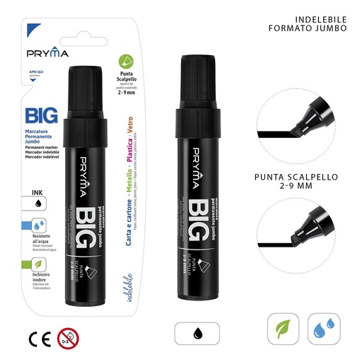 [0215695] Marcador extragrueso negro 9mm - Herramientas de escritura