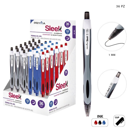 [0224112] Bolígrafo de clic 0.7mm mezcla colores - Herramientas de escritura y artículos de papelería
