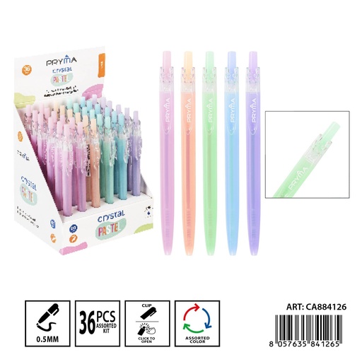 [0234178] Bolígrafo cristal pastel 0.5 mm azul - Herramientas de escritura