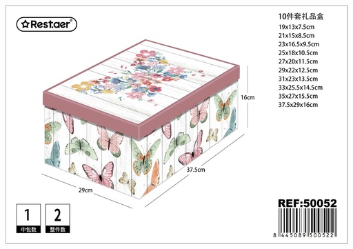 [50052] Caja de regalo 10 piezas para embalaje