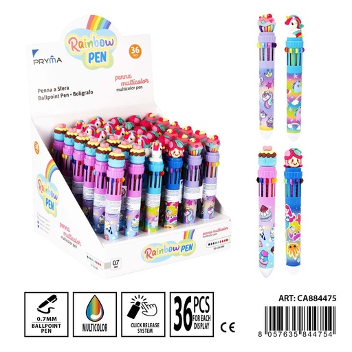 [0234559] Bolígrafo multicolor 10 en 1 0.7 mm - Material de escritura