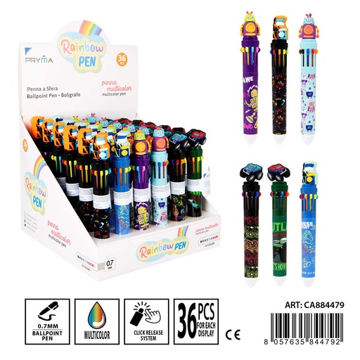 [0234585] Bolígrafo multicolor 0.7MM (10 colores) - Artículos de escritura