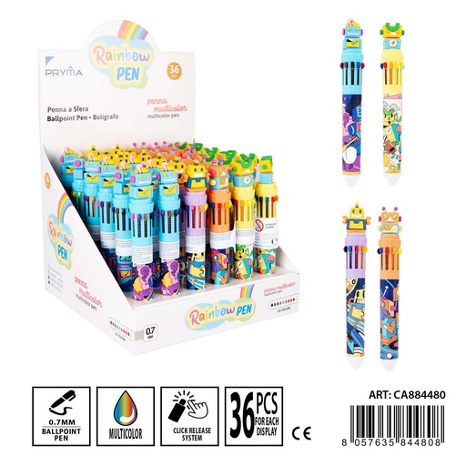 [0234586] Bolígrafo multicolor 0.7MM (10 colores) - Artículos de escritura