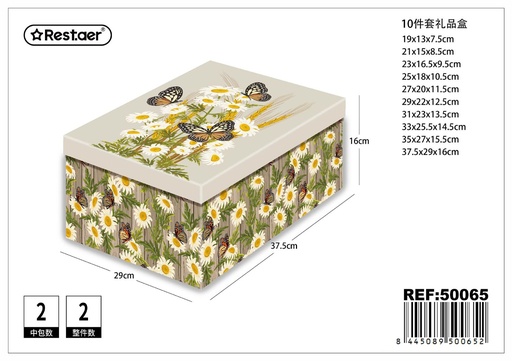 [50065] Caja de regalo 10 piezas - Artículos de regalo