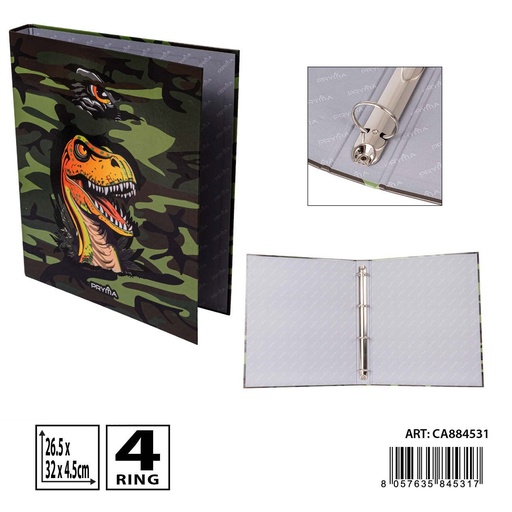 [0234806] Carpeta de anillas 4 agujeros 26.5 x 32 x 4.5 cm - Archivadores de oficina