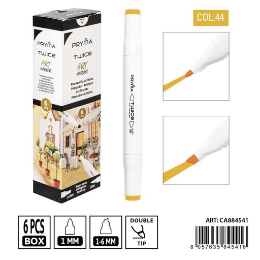 [0234967] Rotulador de doble punta 2-5/3mm color 44 - Artículos de escritura