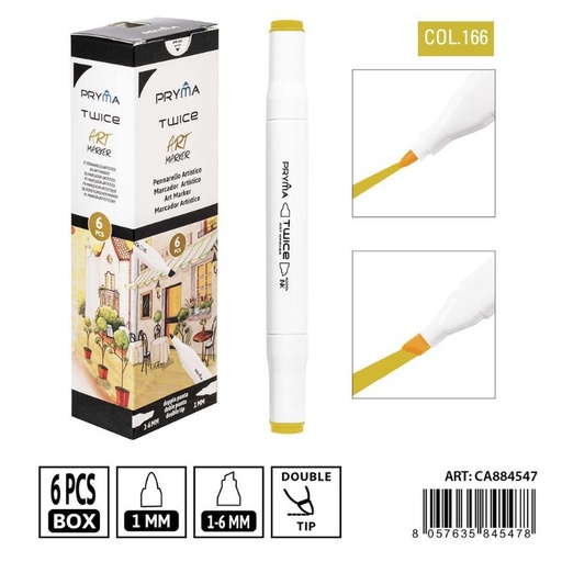 [0234973] Rotulador de doble punta 2-5/3 mm color 166 - Material de arte