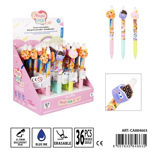 [0235489] Bolígrafo borrador Magic Roll 0.7 mm - Herramientas de escritura y bolígrafos borrables