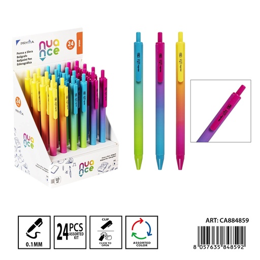 [0235610] Bolígrafo de clic 1 mm - Escritorio y material de escritura