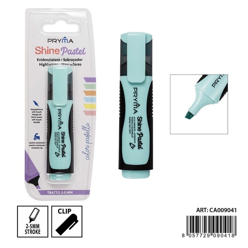 [0236654] Subrayador color macaron 2/5mm azul pastel - Artículos de escritura