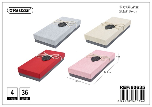 [60635] Caja de regalo rectangular para obsequios