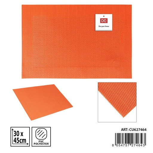[0235352] Salvamantel individual 30X45cm rosa - Artículos de cocina y salvamanteles