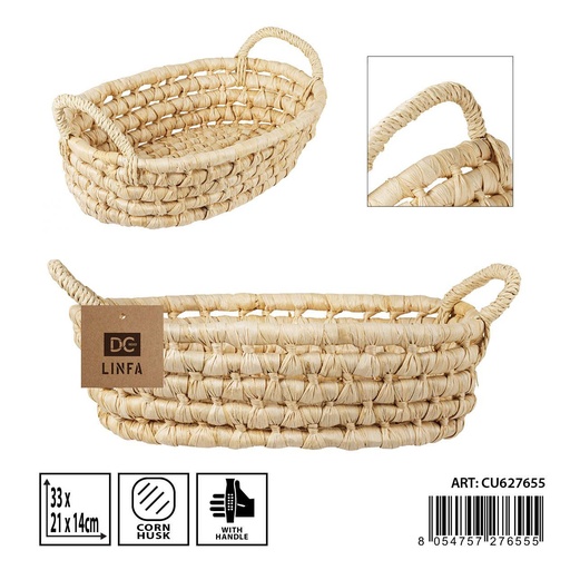 [0235896] Cesta con mango 33x21x14cm - Almacenamiento en la cocina