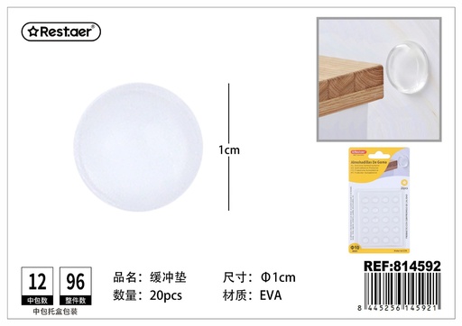 [814592] Protector discos de silicona adhesivos - Accesorios para muebles