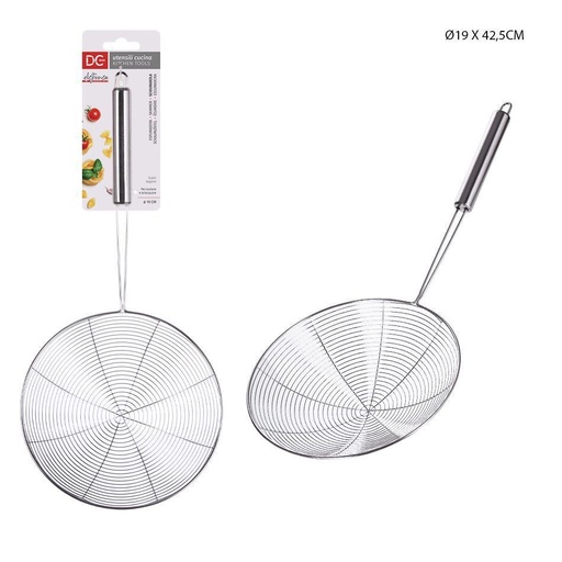 [0201907] Espumadera acero D19x42.5cm - Utensilios de cocina