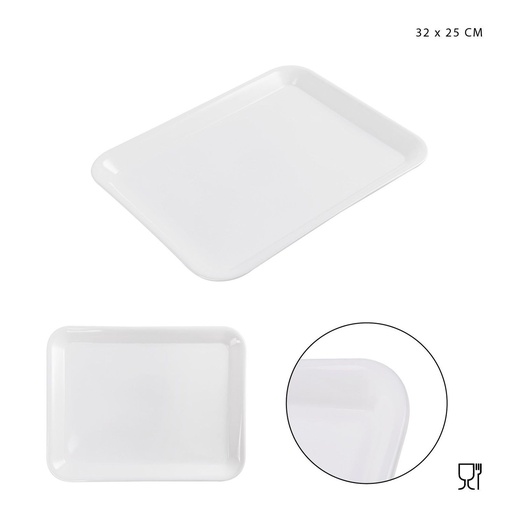 [0221109] Bandeja de melamina 32x25cm - Utensilios de cocina