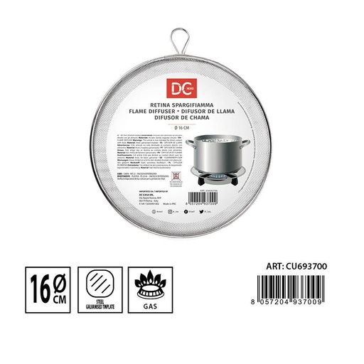 [0232056] Difusor de calor para placa de cocina 16cm para inducción