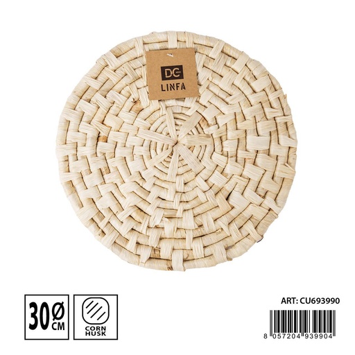 [0234023] Salvamantel natural 30 cm - Accesorios de cocina