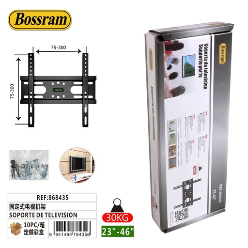 [868435] Soporte de televisión fijo 23-46" para montaje de pantallas