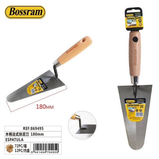 [869495] Espátula francesa de 180mm - Herramientas para cocina